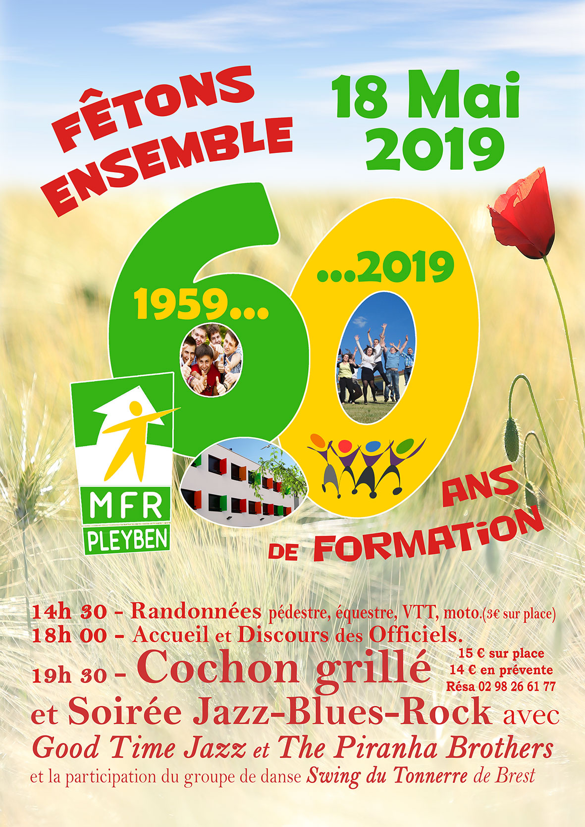 Venez nombreux à l'anniversaire de la MFR